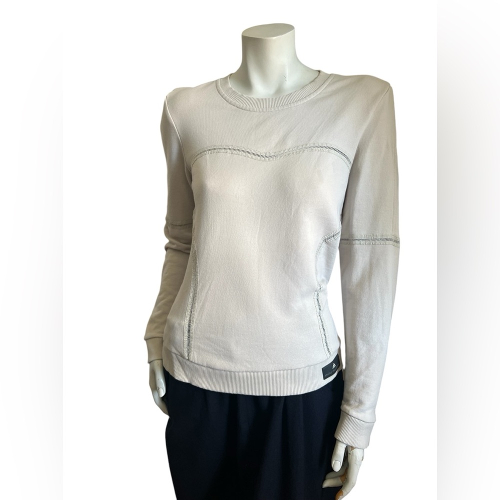 Adidas by Stella McCartney Crew neck Tan Sweatshirt Size Small